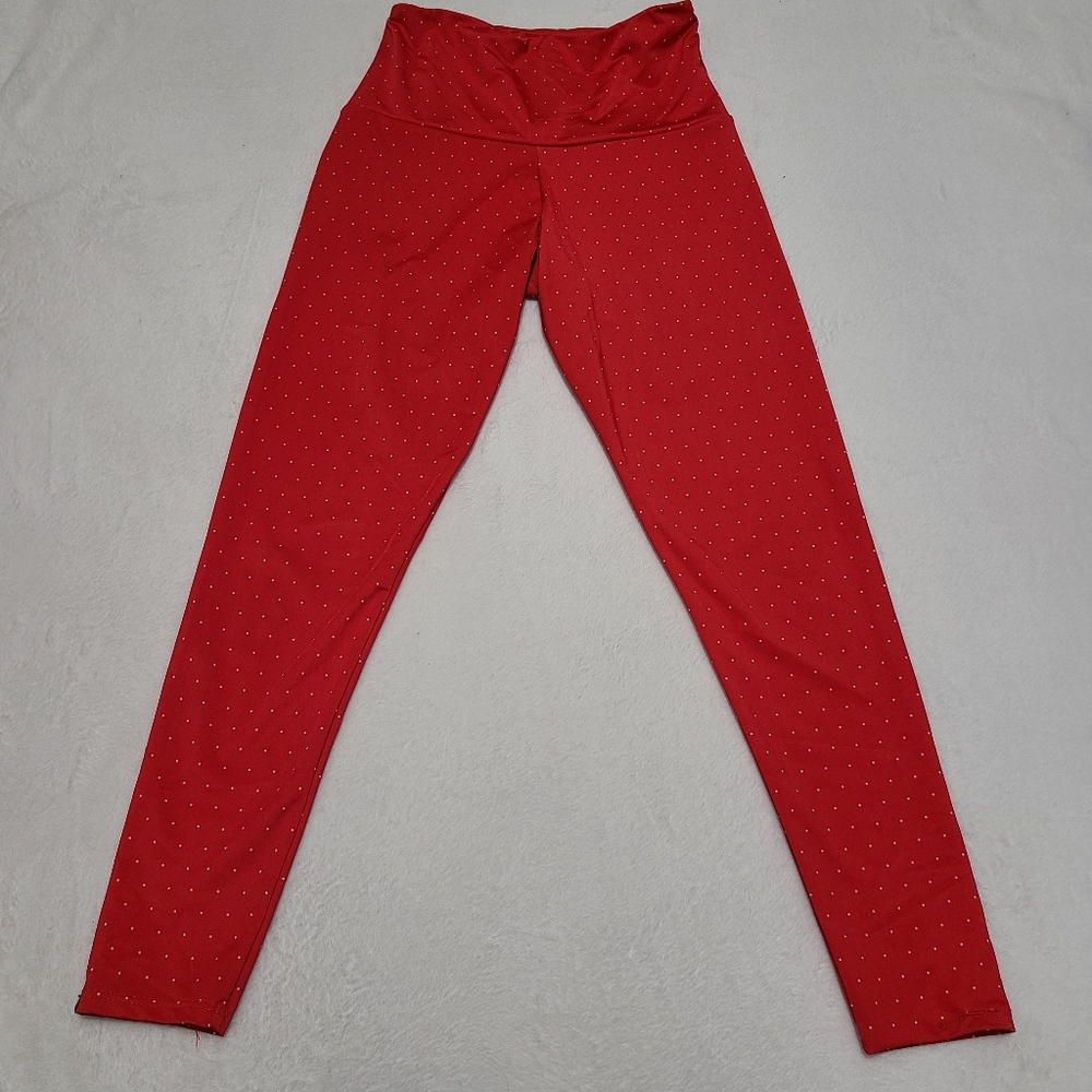 Free People Movement Red and White Polka Dots